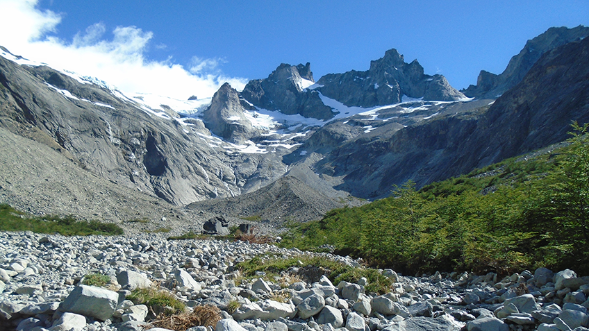 Cerro tres picos / Cara sur